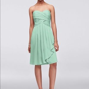 David’s Bridal mint dress